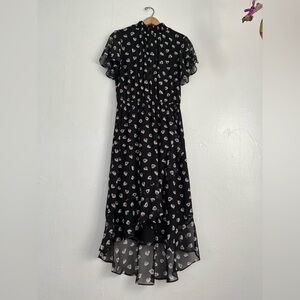 Madewell | High Low Ruffle Print Dress